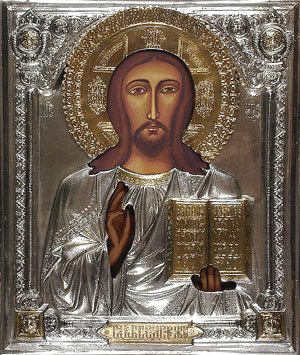 #A41 Christ Pantocrator - Late Russian-Italian Face