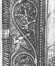 #A61 St. Adalbert- Detail of Celtic Swirl & Dragon