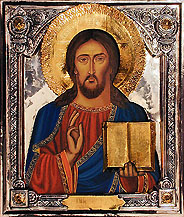 #A41P Christ Pantocrator  - Entire Body Painted