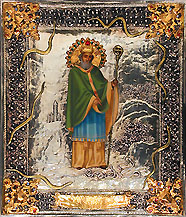 #A58J St. Patrick of Ireland - with Crystals