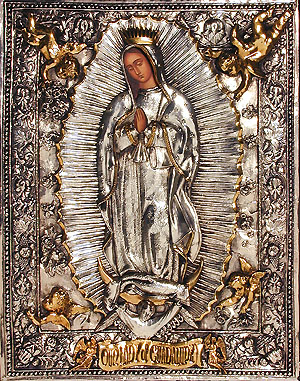#A73P Our Lady of Guadalupe -  Painted Face & Hands