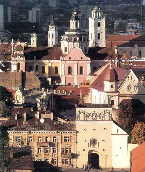 Ostra Brama Gate From Other Side, With Vilnius